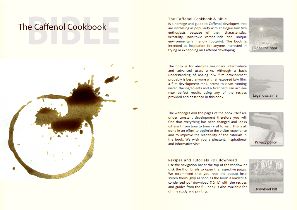 caffenol cookbook